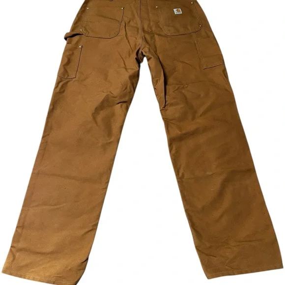 Carhartt B01 BRN Double Knee Duck Work Pants Men’s 38x34 Made USA